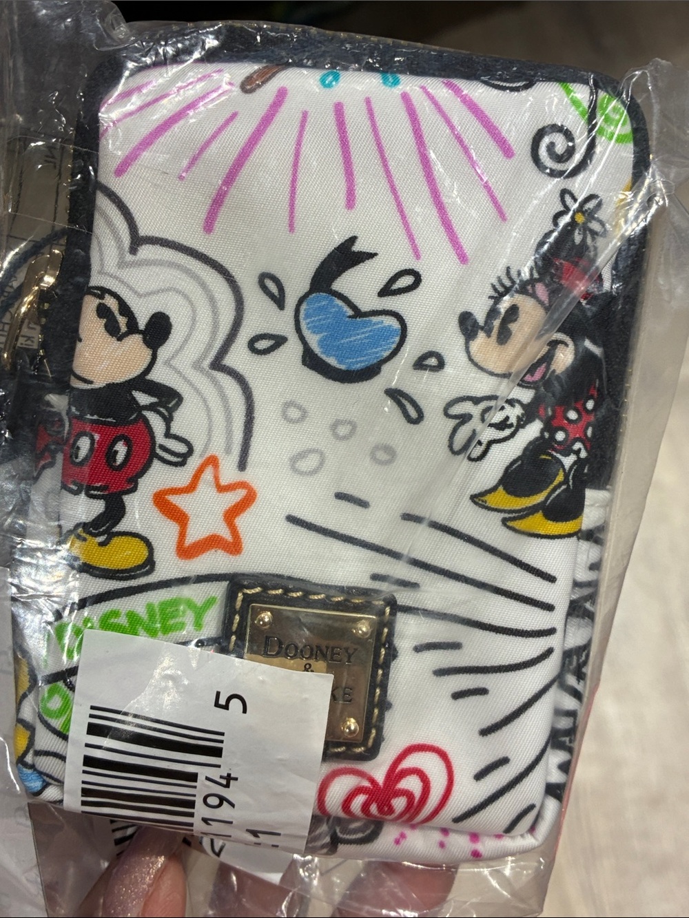 Disney Dooney & Burke pouch clip bag